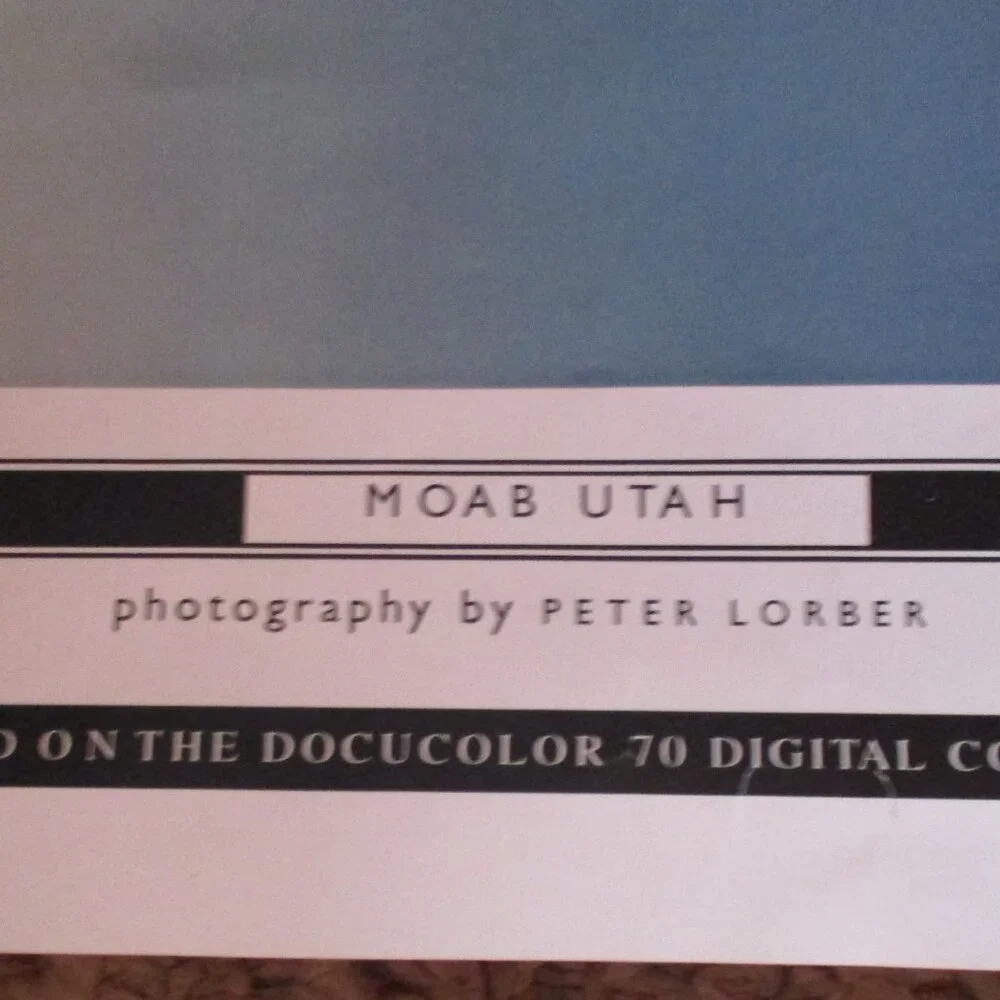 Panoramic Moab Utah Desert Photograph Peter Lorber 8.4 feet long x 12.5 inches